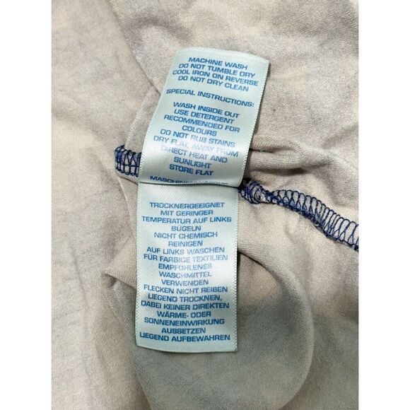 Boden Women's Geometric Print V Neck Ruched Midi Dress Long Sleeve Blue Size 10‎ - Picture 8 of 11